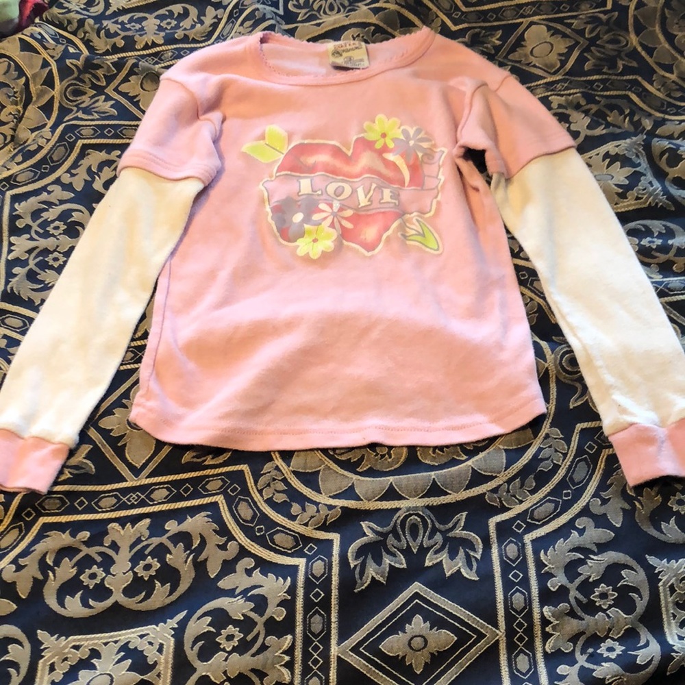 Pink long sleeve shirt